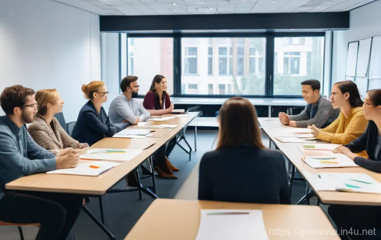 촬영 현장의 팀 빌딩 노하우 - **Prompt 1: "Open Communication and Psychological Safety in a Vibrant Film Production Meeting"**
   ...