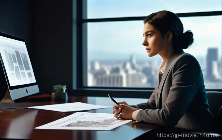 영화 제작사의 현장 리더십 사례 - Image Prompt 1: The Visionary Producer**